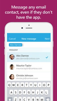 Microsoft launches Send, an iPhone app that makes emails feel more like ...