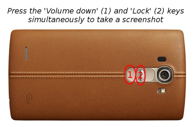 How to take a screenshot on the LG G4