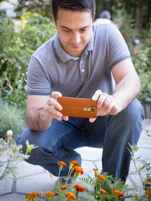 A large screen makes a great viewfinder when taking photos - Living with the LG G4, part 1: Hey there, handsome!