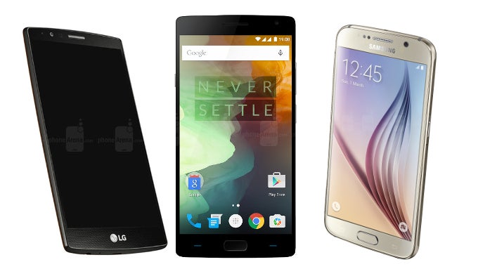 OnePlus 2 vs Samsung Galaxy S6 vs LG G4: Specs Comparison