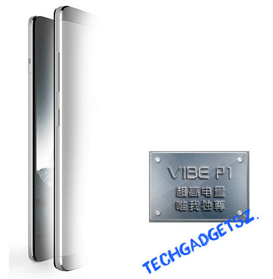 Image of the Lenovo Vibe P1 - Lenovo Vibe P1 image leaked; phone carries 5000+mAh battery inside all-metal frame?