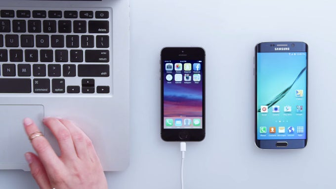 Samsung teaches you how to switch from iPhone to Galaxy S6, but why use a MacBook to do it?