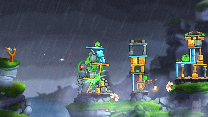 Angry Birds 2 features bigger, multi-screen stages, pretty graphics, and better character animations - Angry Birds 2 Review: a fresh new take on a winning formula