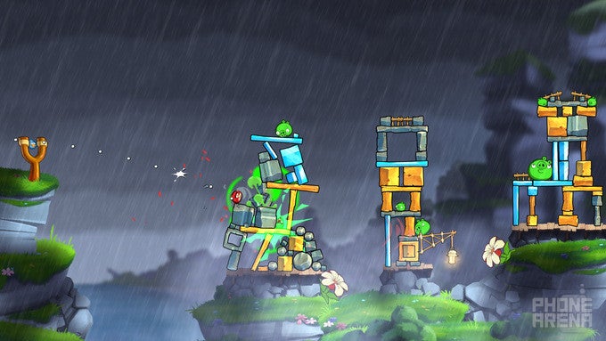 Angry Birds 2 features bigger, multi-screen stages, pretty graphics, and better character animations - Angry Birds 2 Review: a fresh new take on a winning formula