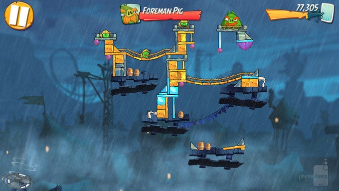 Foreman Pig - one of the many bosses in Angry Birds 2 - Angry Birds 2 Review: a fresh new take on a winning formula