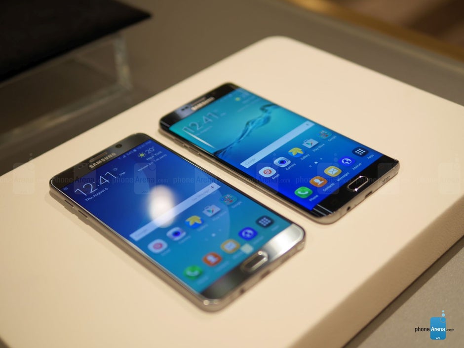 Samsung Galaxy S6 edge+ vs Samsung Galaxy Note5: first look