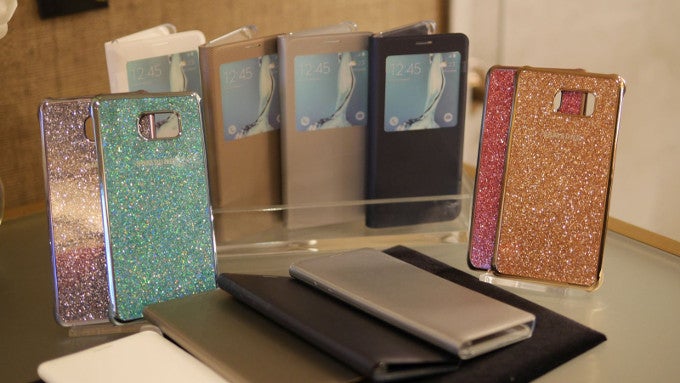 Samsung Galaxy Note 5 and S6 edge+ official cases unveiled. So shiny!