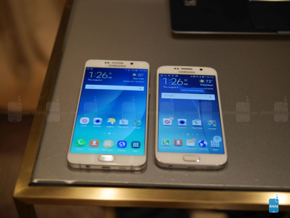 Samsung Galaxy Note5 vs Galaxy S6: first look