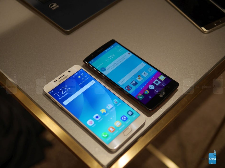 Samsung Galaxy Note5 vs LG G4: first look