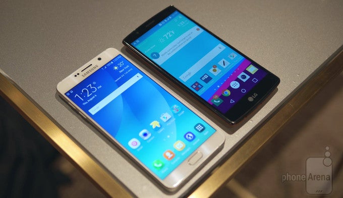 Samsung Galaxy Note5 vs LG G4: first look