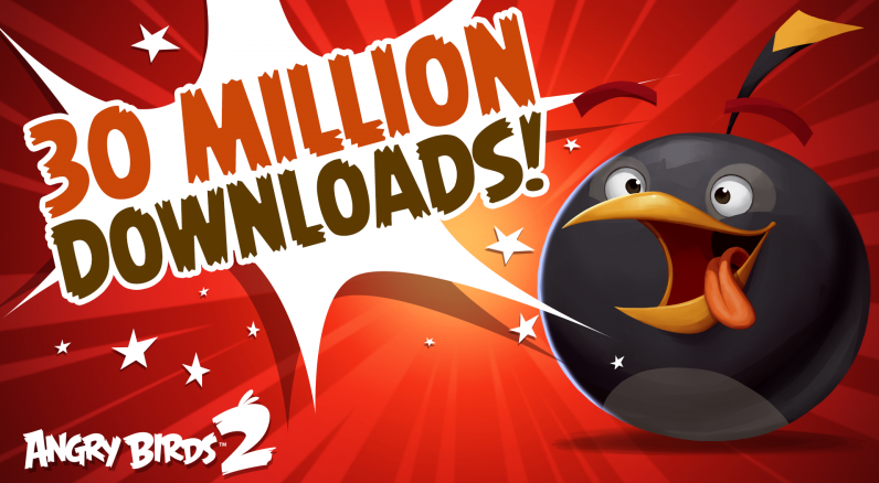 Angry Birds 2: over 30 million downloads in 2 weeks