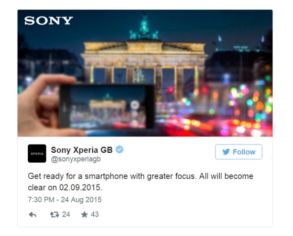 Sony teaser all but confirms that the Xperia Z5 series will come with a hybrid autofocus system