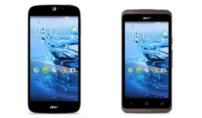 The Acer Liquid Z (left) and the Acer Liquid Z410 (right) - Acer launches two affordable smartphones in the US, the Acer Liquid Z and the Acer Liquid Z410