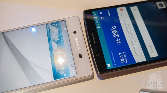 Sony Xperia Z5 vs LG G4: first look