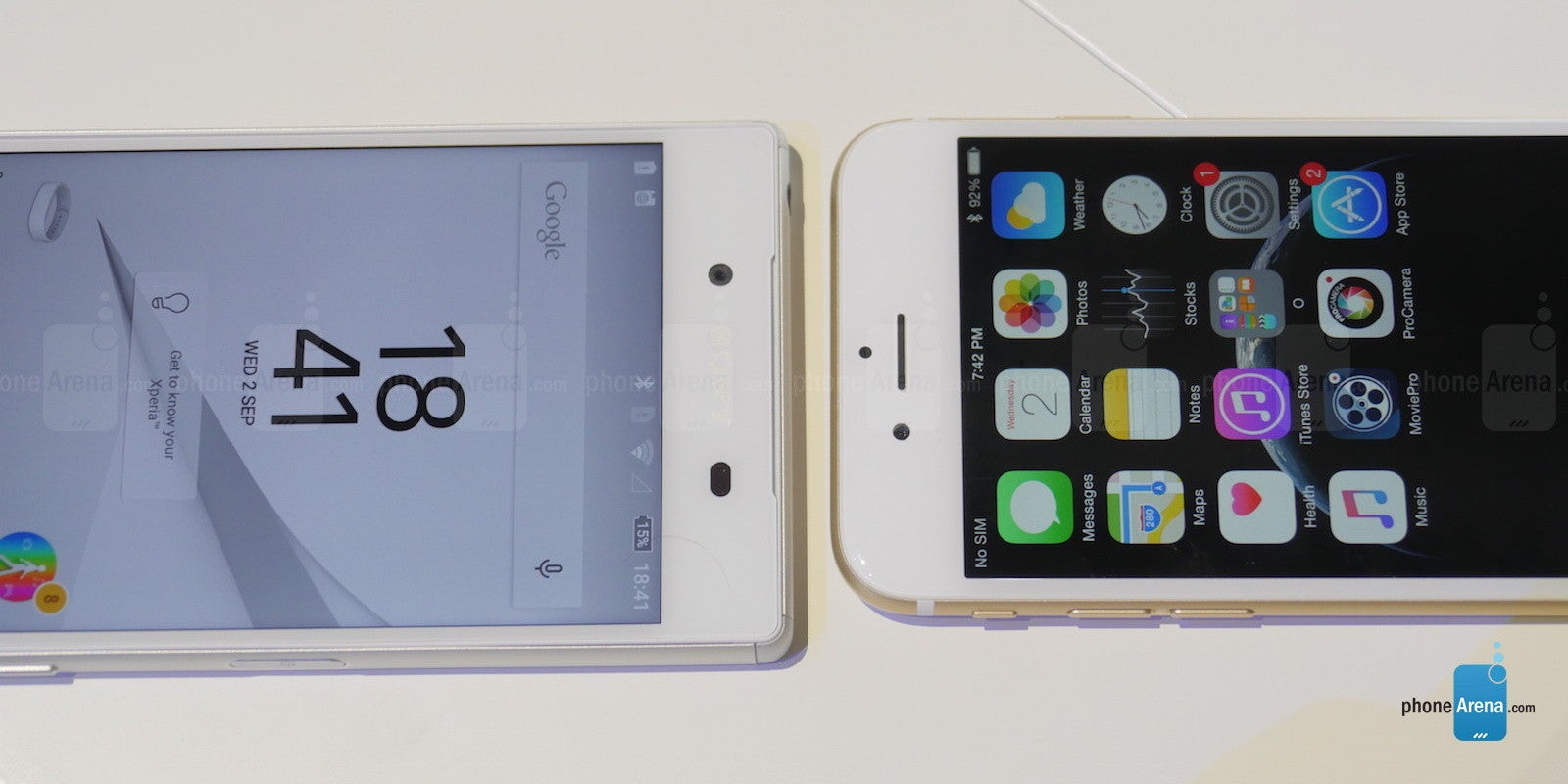 Sony Xperia Z5 vs Apple iPhone 6: first look