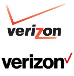 Old logo on top, new logo on bottom - Verizon is next to have a logo change