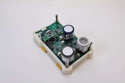 A CitiSense sensor. - Did you know that scientists use smartphones to monitor air pollution levels in San Diego?