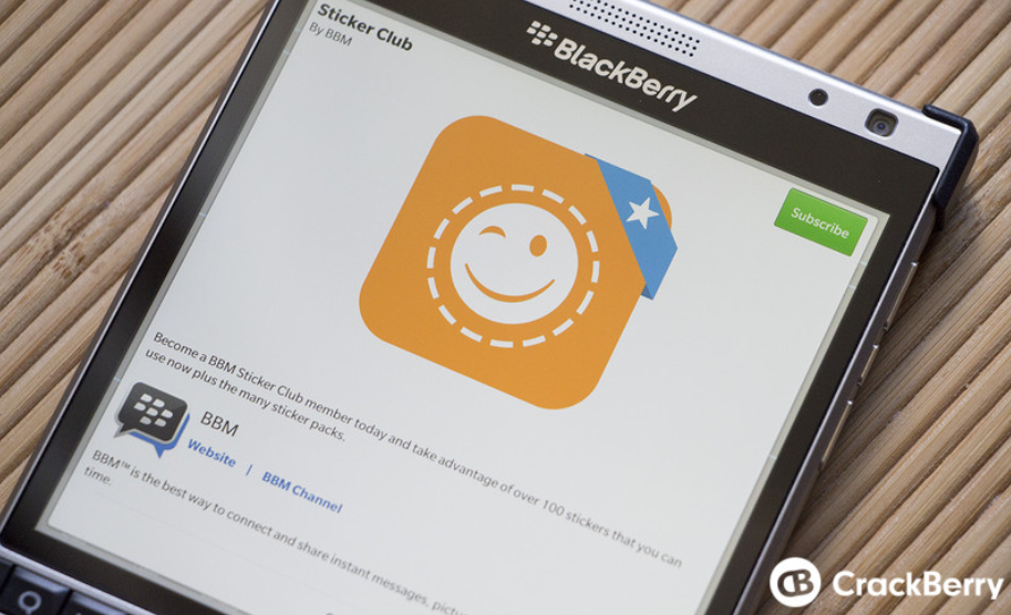 BlackBerry appears to be prepping a Sticker Club for BBM members - BlackBerry to start subscription based Sticker Club for BBM?