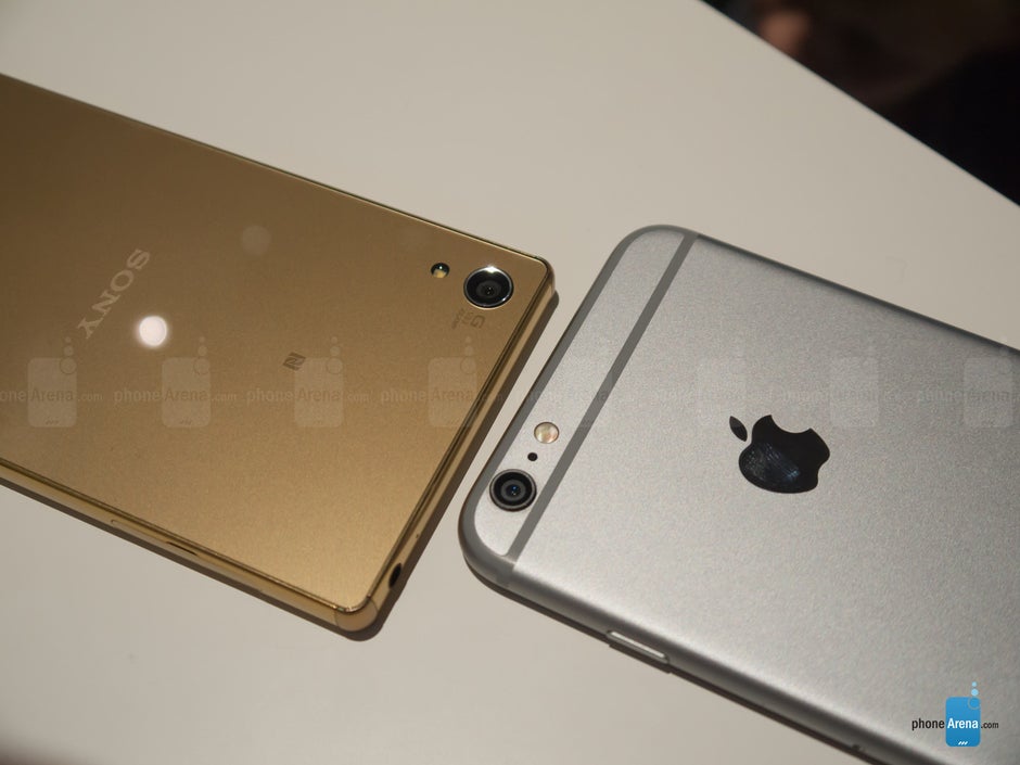 Sony Xperia Z5 Premium vs Apple iPhone 6 Plus: first look