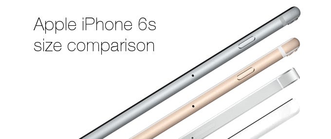 Size comparison time: Apple iPhone 6s gets compared to its rivals