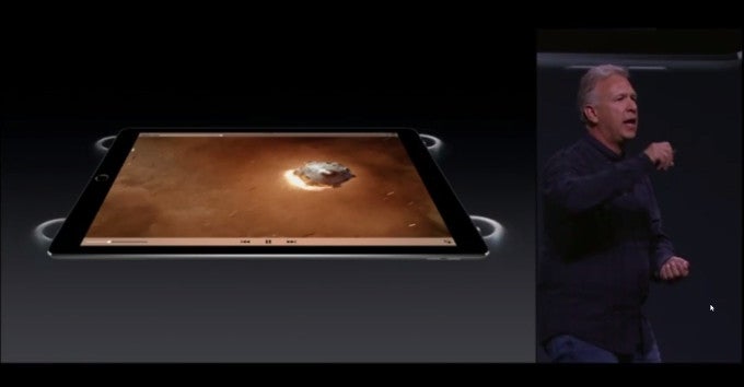 The 12.9-inch iPad Pro packs four stereo speakers with 3x the volume of the iPad Air 2