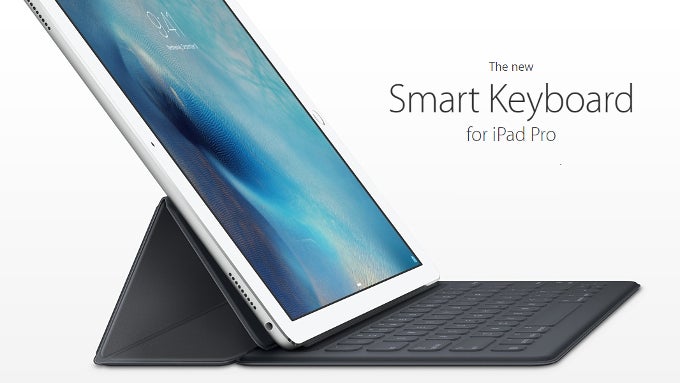 The iPad Pro looks to be a tablet-laptop hybrid with this keyboard cover - a separate purchase, of course