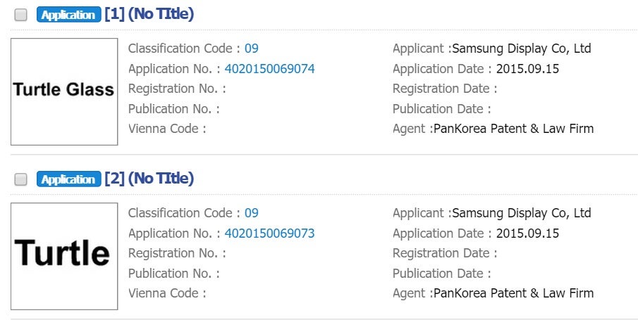 Samsung files in a trademark application for &quot;Turtle Glass&quot;, is it parting ways with Corning?