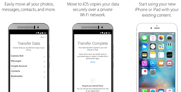 Apple repackaged an existing Android app to make 'Move to iOS'