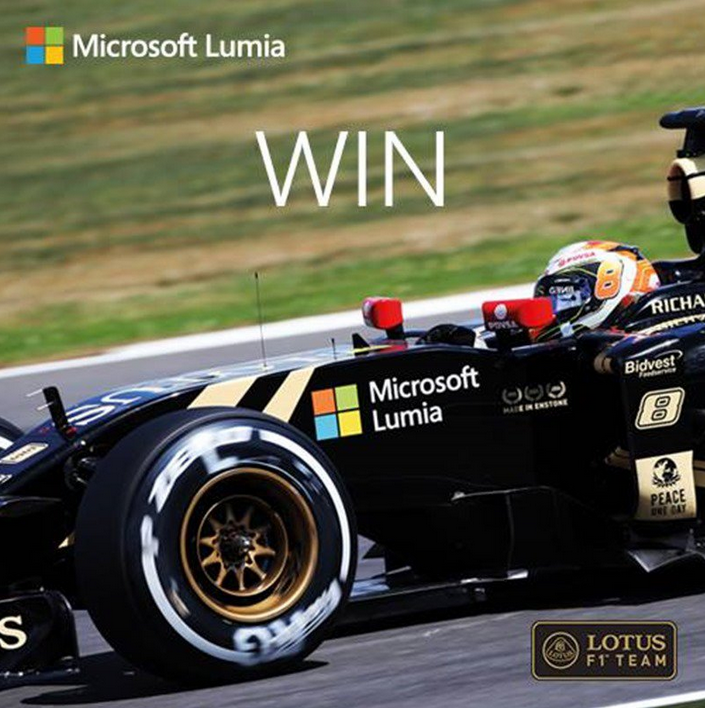 Lumia 640 or Lumia 640 XL buyers on Cell C can win a chance to meet with Lotus F1 driver driver Romain Grosjean in Abu Dhabi - Win a chance to meet a Lotus F1 driver in Abu Dhabi by purchasing the Lumia 640 or Lumia 640 XL
