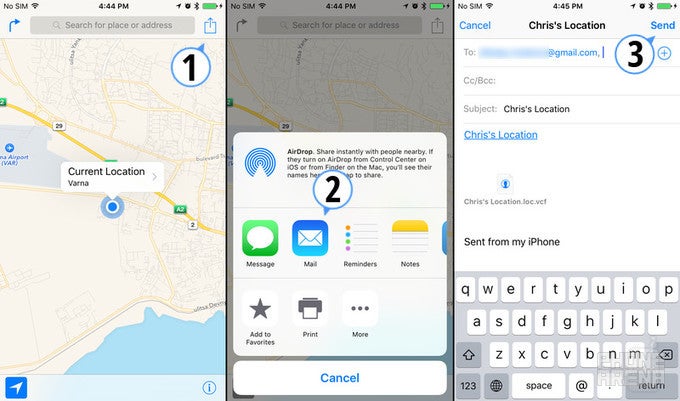 Sharing locations via Apple Maps in three easy steps - How to share your location from your iPhone (using Apple Maps, iMessage, etc.)