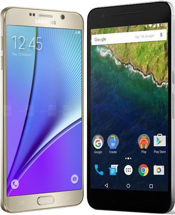Google Nexus 6P vs Samsung Galaxy Note5: in-depth specs comparison