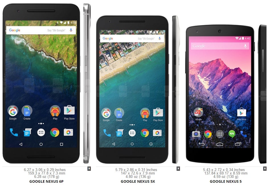 Size comparison between the Nexus 6P, Nexus 5X, and Nexus 5 - What I wanted from the Google Nexus 5X (as a Nexus 5 owner)