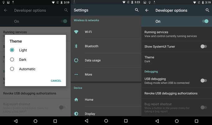 Android Marshmallow's 'Night Mode' feature could add an optional dark ...