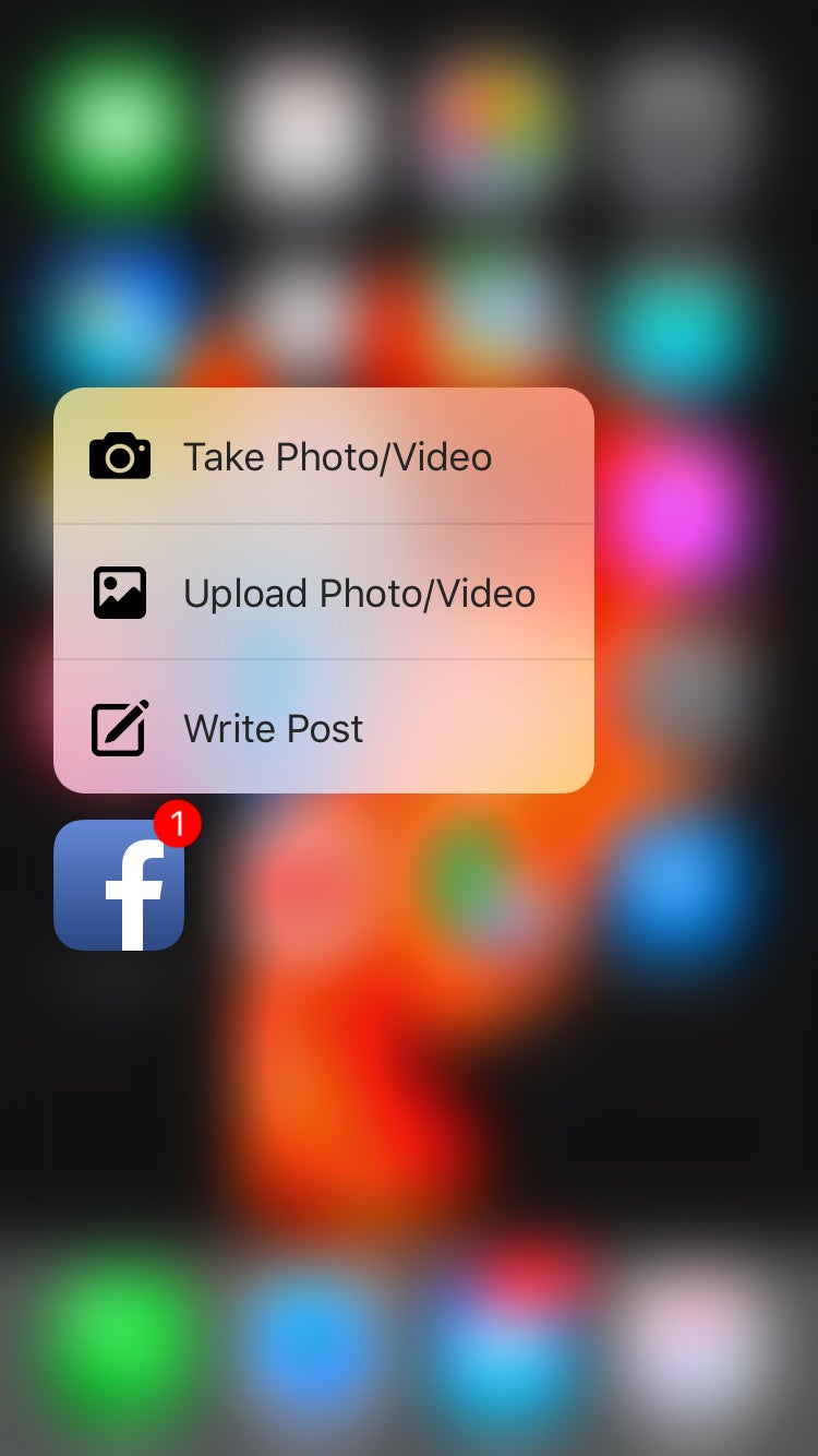 New app with 3D Touch: Facebook update brings 3D Touch support for iPhone 6s family