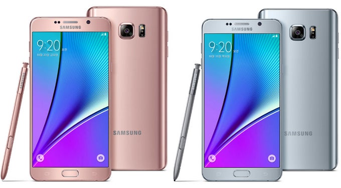 Samsung adds two brand-new colors to Galaxy Note5 line-up