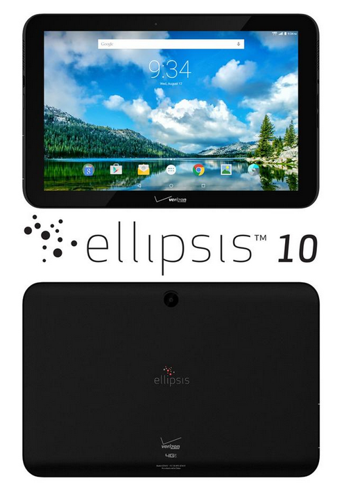 Tweet from Evan Blass outs Verizon's Ellipsis 10 budget slate - Leak shows Verizon prepping 10-inch Android-powered Ellipsis budget slate