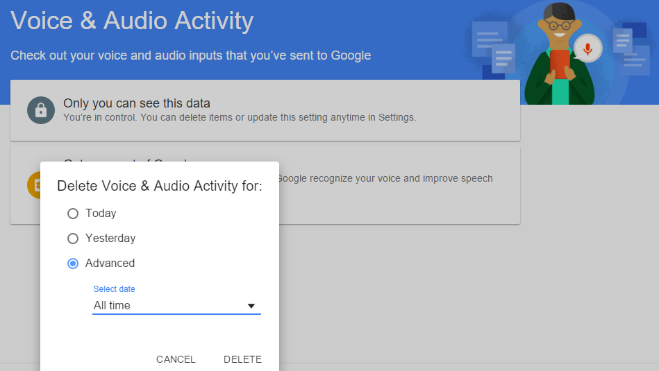 How to delete every voice command you've ever said to Google Now