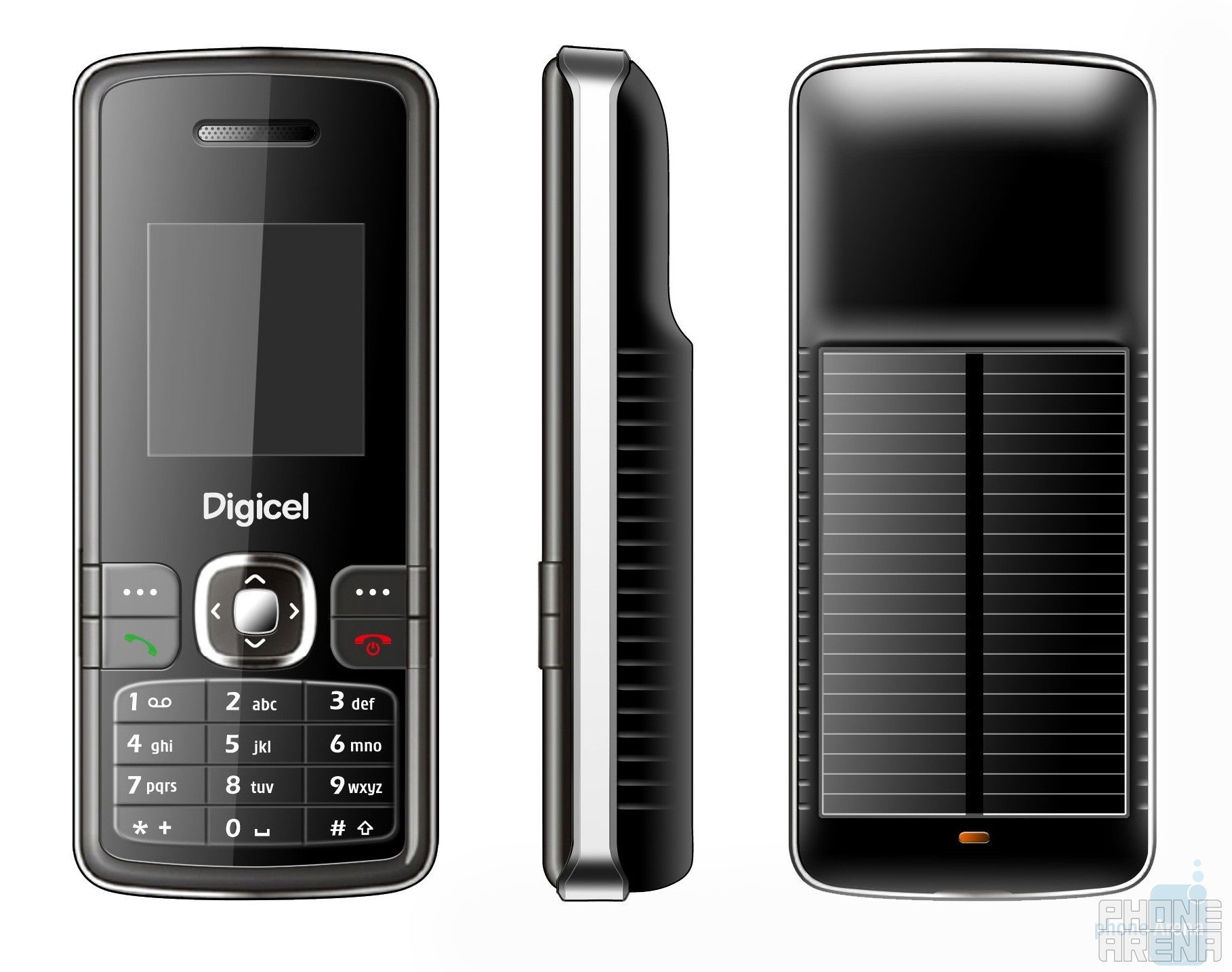 Another solar-powered phone
