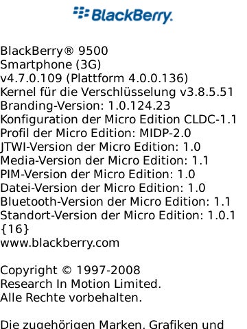 BlackBerry Storm 9500 hits .109 on the OS scale
