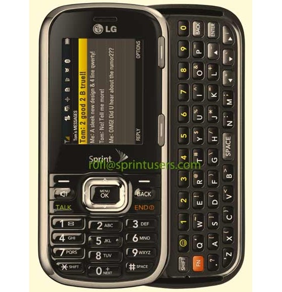A leaked photo reveals the LG Rumor 2
