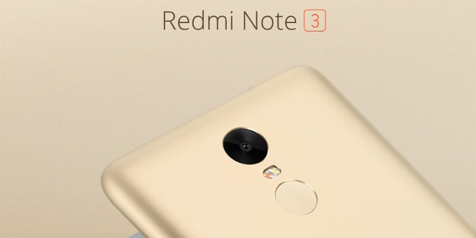 Xiaomi unveils its first metal phone with a fingerprint scanner: meet the Redmi Note 3 and its 4,000mAh battery