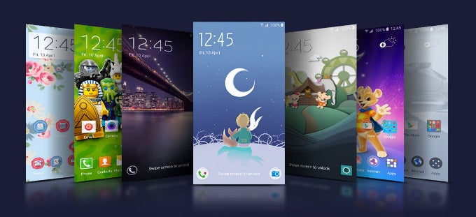A flurry of Christmas themes arrives early on the Samsung Theme store