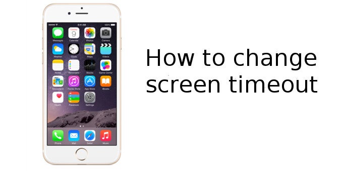 How to change screen timeout on Apple iPhone 6s (iOS 9 tutorial