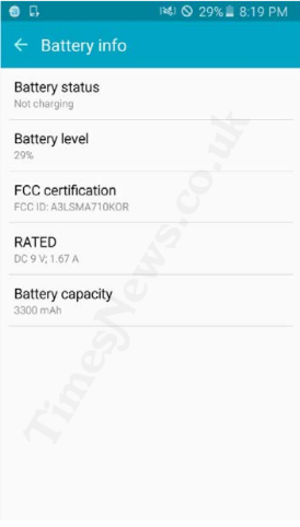 Samsung Galaxy A7 (2016) hits the FCC with a 3300 mAh battery, narrower chassis