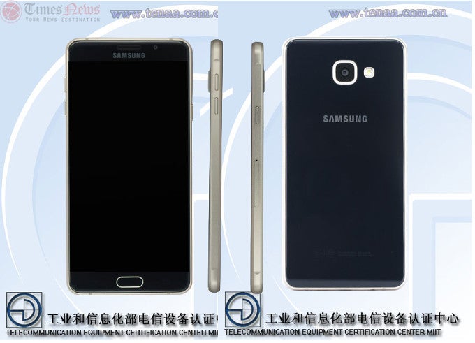 Galaxy A7 (2016) pictures at TENAA - Samsung Galaxy A7 (2016) hits the FCC with a 3300 mAh battery, narrower chassis
