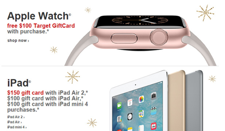 Target black friday online apple watch