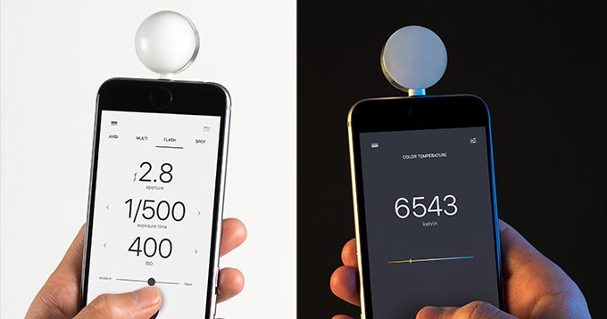 Lumu Power is a tiny but powerful light meter / color sensor for your iPhone