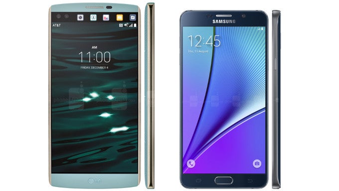 LG V10 vs Samsung Galaxy Note 5: the user experience