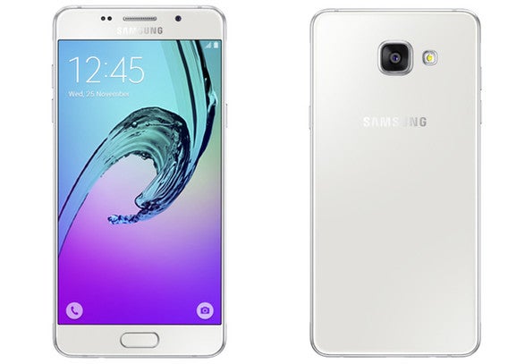 The Samsung Galaxy A (2016) series sports a new glass-and-metal design (Galaxy A7 pictured) - Galaxy A3, A5 and A7 2016 edition are now official: bigger, faster, prettier