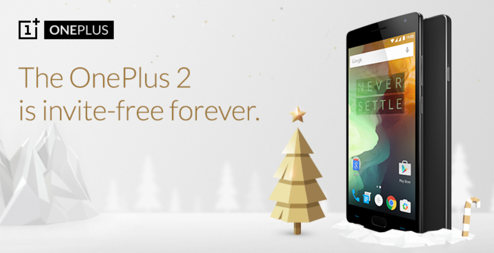 Starting on midnight December 5th, no more invites are required to buy the OnePlus 2 - Starting midnight December 5th, buying the OnePlus 2 will no longer require an invite
